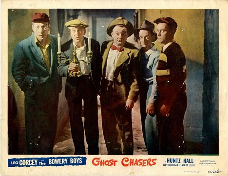 Huntz Hall, Leo Gorcey - Ghost Chasers - Lobbykarten