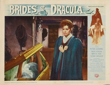 Yvonne Monlaur - Dracula und seine Bräute - Lobbykarten