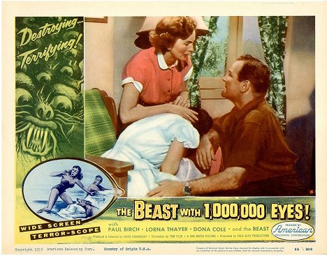 Lorna Thayer, Paul Birch - The Beast with 1,000,000 Eyes - Cartes de lobby