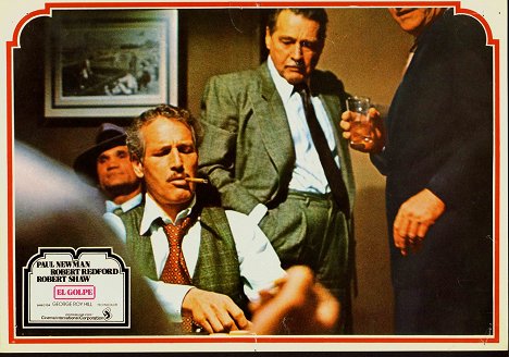 Charles Dierkop, Paul Newman - A Golpada - Cartões lobby