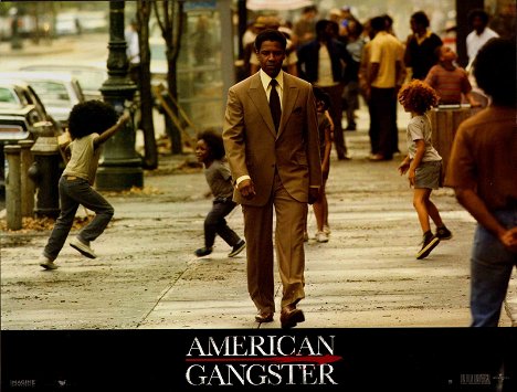 Denzel Washington - Gangster Americano - Cartões lobby