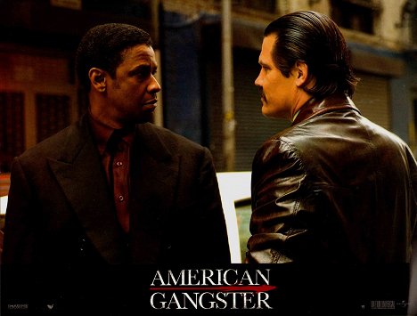 Denzel Washington, Josh Brolin - American Gangster - Lobbykarten