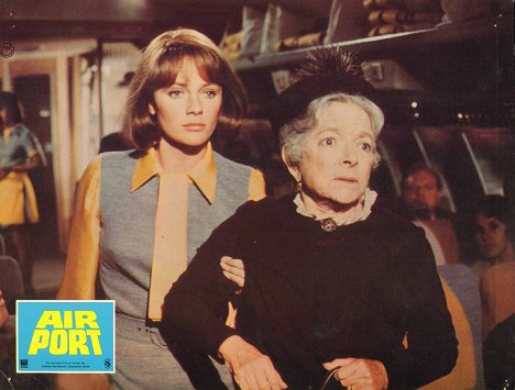 Jacqueline Bisset, Helen Hayes - Airport - Lobbykarten