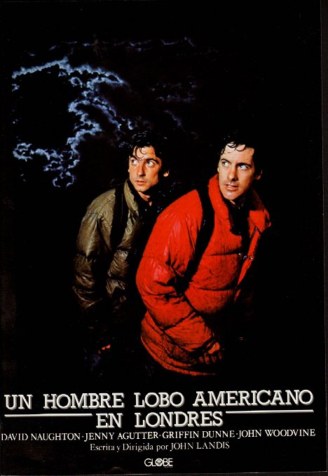 Griffin Dunne, David Naughton - An American Werewolf in London - Lobbykaarten