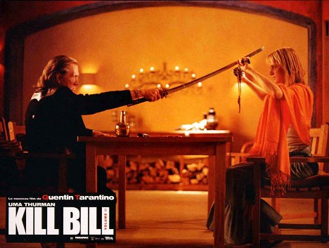 David Carradine, Uma Thurman - Kill Bill 2 - Lobby karty