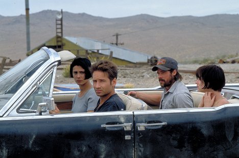Michelle Forbes, David Duchovny, Brad Pitt, Juliette Lewis - Kalifornia - Filmfotos