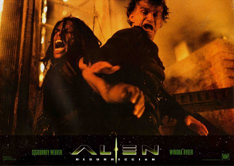 Gary Dourdan, Dominique Pinon - Alien: Resurrection - Lobbykaarten