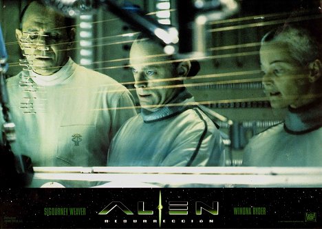 J.E. Freeman, Brad Dourif - Alien - Die Wiedergeburt - Lobbykarten