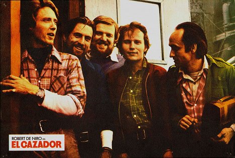 Christopher Walken, Robert De Niro, Chuck Aspegren, John Savage, John Cazale - The Deer Hunter - Lobbykaarten
