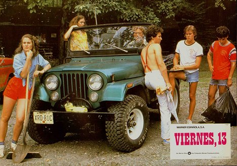 Laurie Bartram, Jeannine Taylor, Peter Brouwer, Harry Crosby, Kevin Bacon, Mark Nelson - Friday the 13th - Lobby Cards