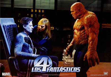 Ioan Gruffudd, Jessica Alba, Michael Chiklis - Fantastic Four - Lobbykaarten