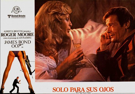 Cassandra Harris, Roger Moore - Rien que pour vos yeux - Cartes de lobby