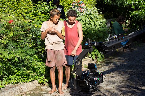 Gabriel Weinstein, Rickson Tevez - Lixo - De filmagens