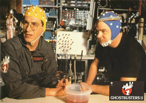 Harold Ramis, Dan Aykroyd - Ghostbusters II - Lobbykarten