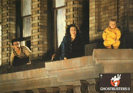 Rick Moranis, Sigourney Weaver - Ghostbusters II - Lobbykarten