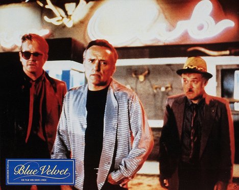 J. Michael Hunter, Dennis Hopper, Jack Nance - Blue Velvet - Lobby karty