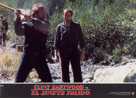 Clint Eastwood, Michael Moriarty - Pale Rider - Lobbykarten