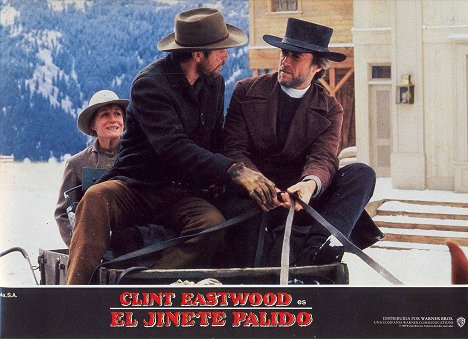 Carrie Snodgress, Clint Eastwood, Michael Moriarty - Pale Rider - Der namenlose Reiter - Lobbykarten