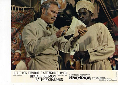 Charlton Heston, Johnny Sekka - Chartúm - Fotosky