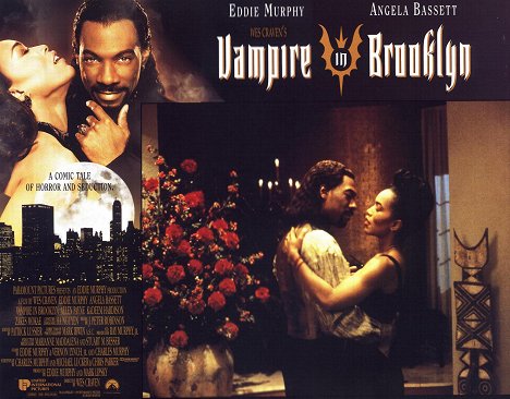 Eddie Murphy, Angela Bassett - Vampire in Brooklyn - Lobbykarten