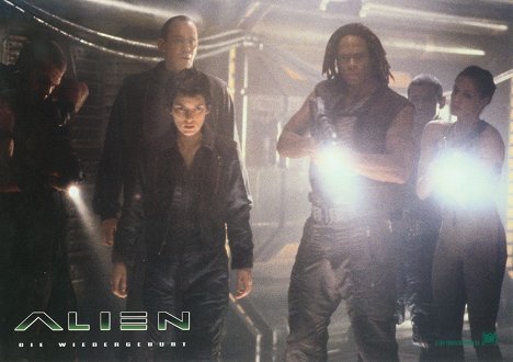 J.E. Freeman, Winona Ryder, Gary Dourdan, Kim Flowers - Alien - Die Wiedergeburt - Lobbykarten