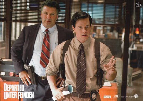 Alec Baldwin, Mark Wahlberg - Les Infiltrés - Cartes de lobby