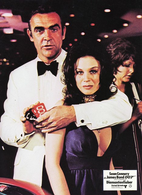 Sean Connery, Lana Wood - Diamonds Are Forever - Lobby Cards
