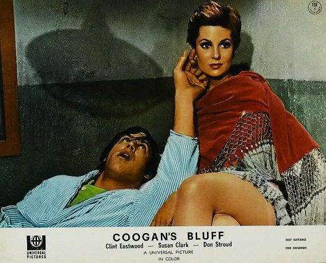 Don Stroud, Tisha Sterling - Coogan's Bluff - Lobby karty