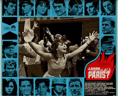 Leslie Caron - Paris brûle-t-il ? - Cartões lobby