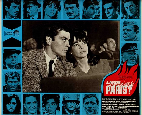 Alain Delon, Leslie Caron - Is Paris Burning? - Lobby Cards