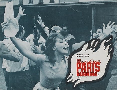 Leslie Caron - Paris brûle-t-il ? - Cartões lobby