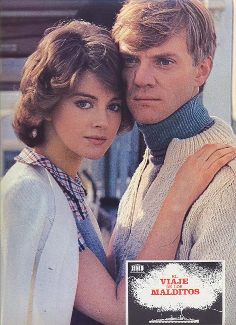 Lynne Frederick, Malcolm McDowell - Voyage of the Damned - Lobby Cards