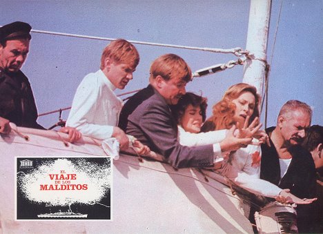 Malcolm McDowell, Oskar Werner, Lynne Frederick, Faye Dunaway - Voyage of the Damned - Lobbykaarten