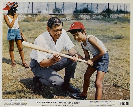 Clark Gable, Marietto - It Started in Naples - Lobby Cards