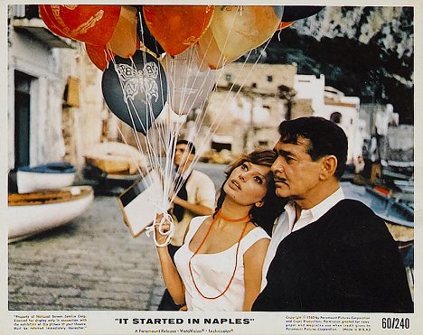 Sophia Loren, Clark Gable - Es begann in Neapel - Lobbykarten