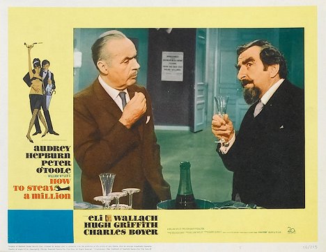 Fernand Gravey, Hugh Griffith - How to Steal a Million - Lobby karty