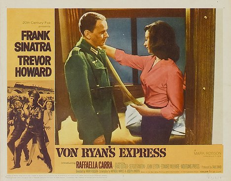 Frank Sinatra, Raffaella Carrà - L'Express du colonel Von Ryan - Cartes de lobby