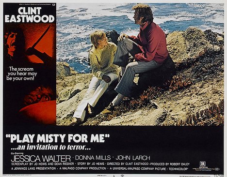 Donna Mills, Clint Eastwood - Play Misty for Me - Lobby karty