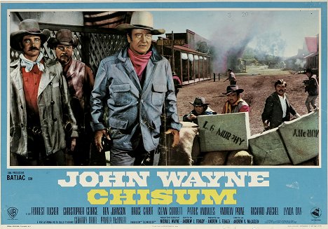 Glenn Corbett, John Wayne - Chisum - Fotocromos