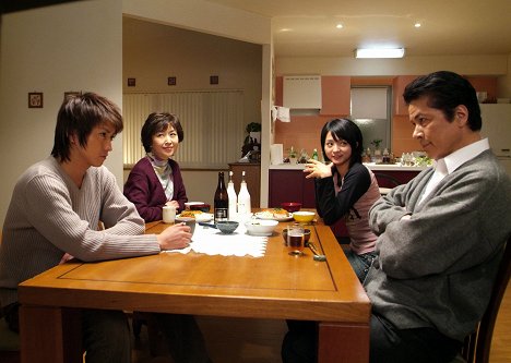 Tatsuya Fujiwara, Hikari Mitsushima, Takeshi Kaga - Desu nōto - Film