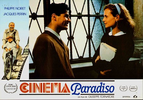 Marco Leonardi, Agnese Nano - Cinema Paraíso - Cartões lobby
