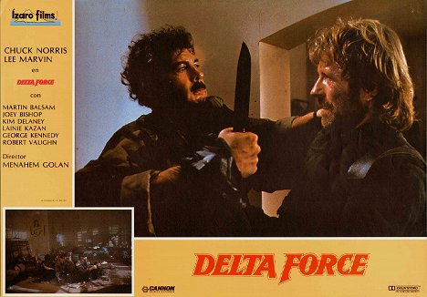 Robert Forster, Chuck Norris - The Delta Force - Lobbykaarten