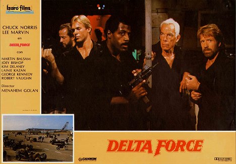Steve James, Lee Marvin, Chuck Norris - Força Delta - Cartões lobby