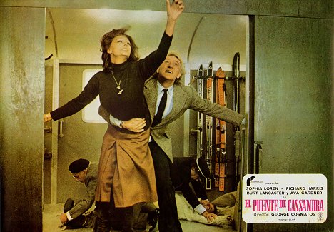 Sophia Loren, Richard Harris - Cassandra Crossing - Cartões lobby