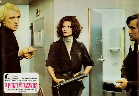 Richard Harris, Sophia Loren, Martin Sheen - The Cassandra Crossing - Lobbykaarten