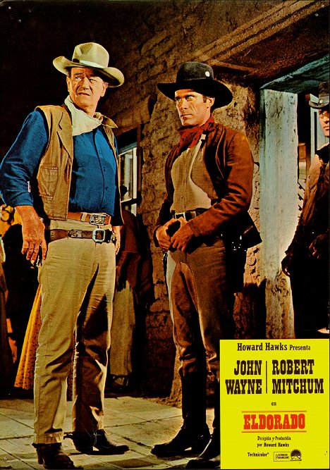 John Wayne, Christopher George - El Dorado - Cartões lobby