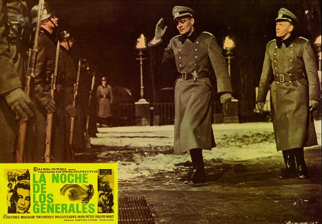 Omar Sharif, Gordon Jackson - Die Nacht der Generäle - Lobbykarten