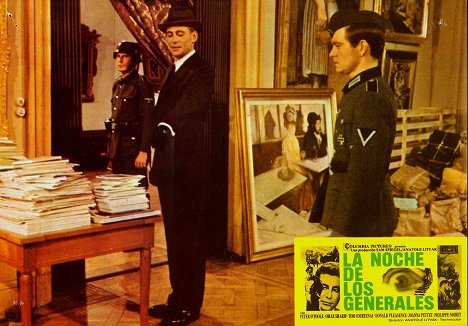 Peter O'Toole, Tom Courtenay - The Night of the Generals - Lobby Cards