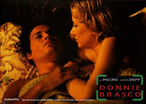 Johnny Depp, Anne Heche - Donnie Brasco - Lobby karty