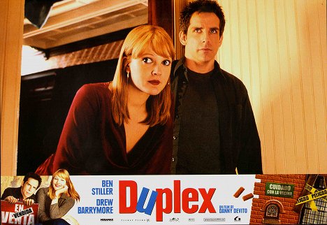 Drew Barrymore, Ben Stiller - Duplex - Cartões lobby